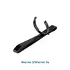 Olight Warrior 3 3S 懐中電灯用ブラック双方向ポケットクリップの斜めアングル仕様交換用アクセサリー