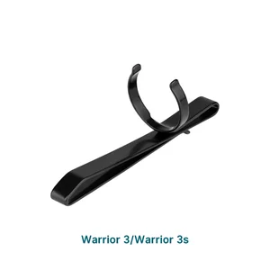 Olight Warrior 3 3S 懐中電灯用ブラック双方向ポケットクリップの斜めアングル仕様交換用アクセサリー