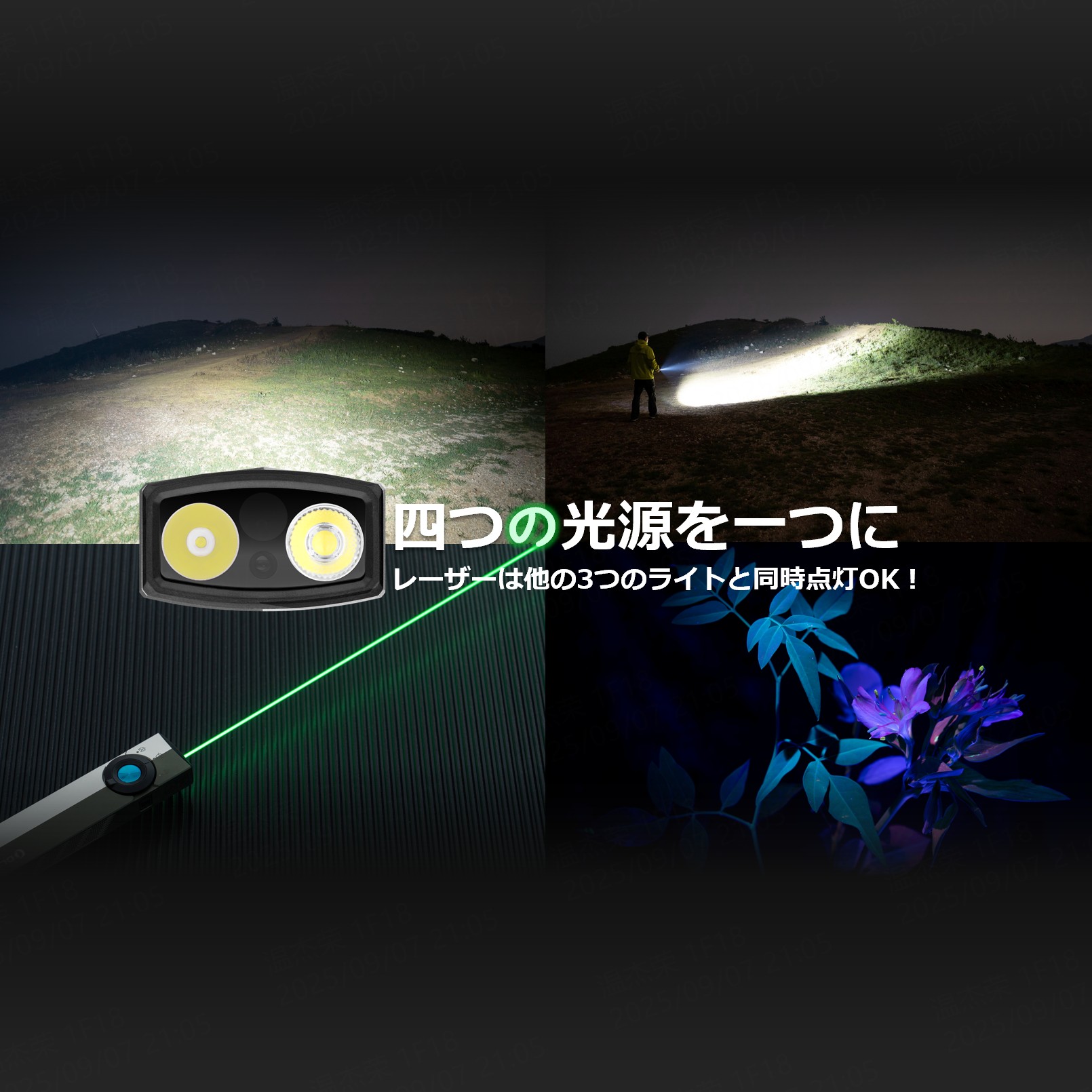 ArkProシリーズ 革新の7モード照明技術 高性能LEDバッテリー搭載