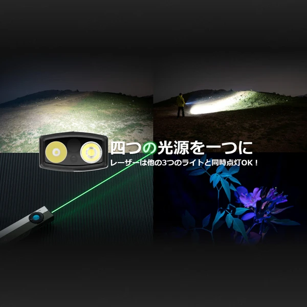 ArkProシリーズ 革新の7モード照明技術 高性能LEDバッテリー搭載