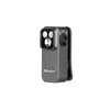 Olight Oclip Pro グレー 斜めから見たクリップライト 3眼LED光源とロータリースイッチ搭載 アウトドアや日常使いのEDCライト