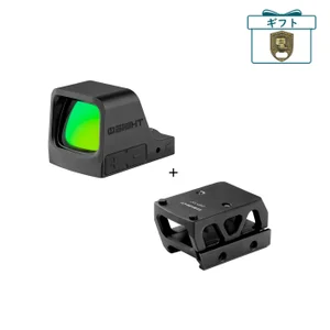 Olight 黒 Osight CとOsight Kを組み合わせた、ライフルやピストル用のドットサイトと取り付けベースのセット。