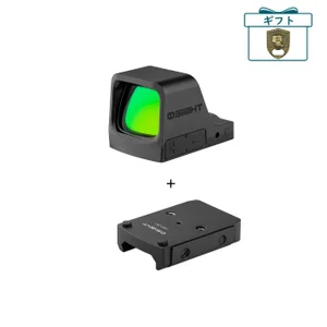 OlightのOsight CとOsight K、黒いドットサイトとマウントプレートのセット、精密な照準と射撃用