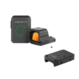 Olight Osight XR ブラック、充電器とマウント付き、多用途の照準システムで射撃精度を向上