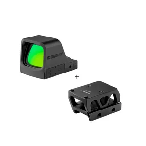 OlightブラックOsight CとOsight K、精密な射撃と光学照準のための側面図。