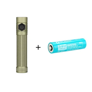 Olight Baton Ultra、充電式18650バッテリーとセットで、日常使いやアウトドアに最適。