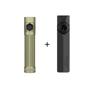 Olight Baton Ultra 充電式懐中電灯とポータブル充電器、アウトドアでの緊急時に最適な強力な光と便利な充電機能を提供します。