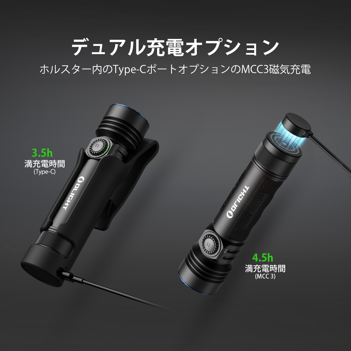 Seeker 4 Pro LED懐中電灯 高輝度4600ルーメン 充電式強力防災ライト